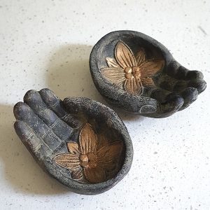 Antique Stone Hand – Incense & Jewelry Holder