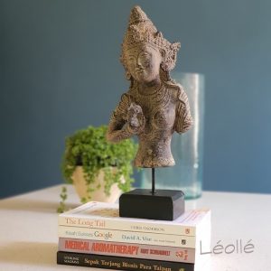 Balinese Torso Goddess Statue for Living Room Interior