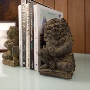 Decorative Bookend Statue | Unique Pair of Dwarapala Statues