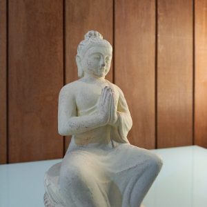 20cm Stone Buddha Statue – Feng Shui Peace Symbol