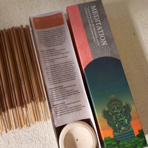 Elegant Aromatherapy Incense Holder – White Stone