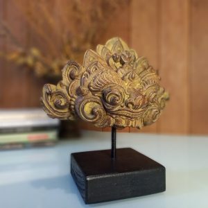 Majestic Balinese Barong Head Statue