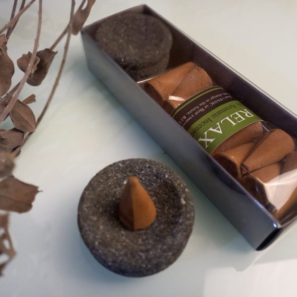 Natural Room Fragrance – Backflow Incense Cone Gift Set (10pcs)