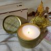 Aromatherapy Room Fragrance – Relax Cone 30pcs & Scented Candle – Wooden Box Gift Set