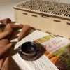 Bali Flower Aromatherapy Incense Back Flow Cone 40pcs Wooden Box