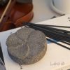 Frangipani Flower Incense Holder – Carved Lava Stone