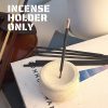 Unique Aromatherapy Incense Holder – Lava & White Stone