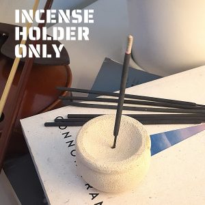 Unique Aromatherapy Incense Holder – Lava & White Stone