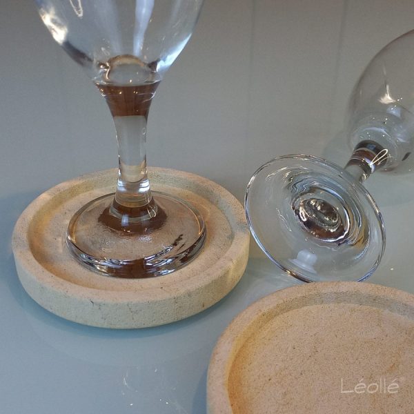 White Stone Coaster – Multi-Purpose Mug, Candle & Pot Base