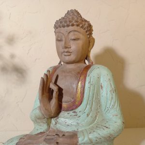 Fengshui Buddha Mudra Gold Antique – Symbol of Prosperity & Harmony