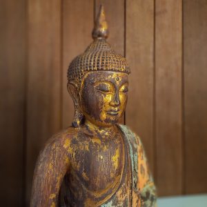 Feng Shui Buddha Meditation 49cm – Antique Wash Finish