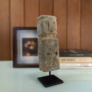 Minimalist Ethnic Stone Sculpture – Living Room Decorative Display