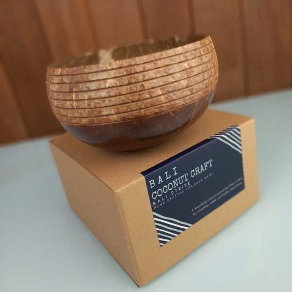 Natural Coconut Shell Bowl – Eco-Friendly Handcrafted Tableware