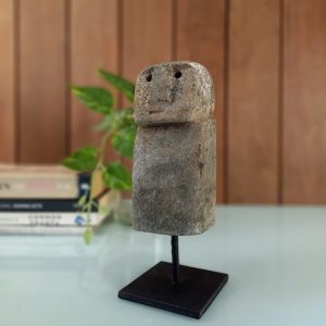 Tribal Sumba Stone Statue – Desk & Living Room Decorative Accent