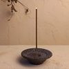 Lava Stone Spiral Incense Holder – Stick & Cone Aromatherapy Base