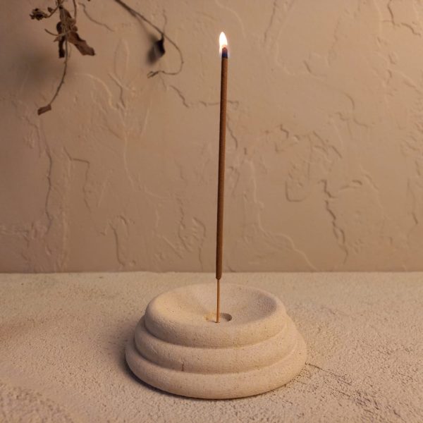 Affordable Natural Stone Incense Holder – Unique Handcrafted Design