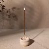Unique Aromatherapy Incense Holder – Lava & White Stone