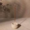 Unique Aromatherapy Incense Holder – Lava & White Stone