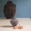 Lava Stone Cone Incense Burner with Lid – Arabic Bukhoor Style