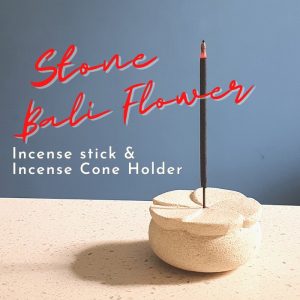 Aromatherapy Incense Holder – White Stone
