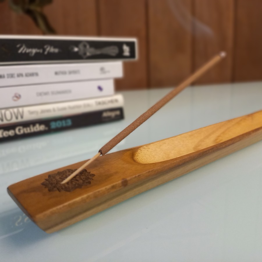 Mini Recta Teakwood Incense Holder