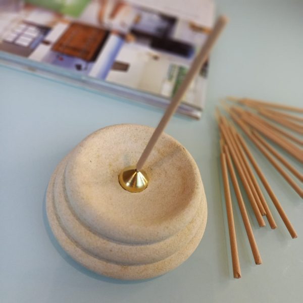 Affordable Natural Stone Incense Holder – Unique Handcrafted Design